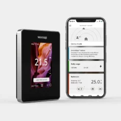 Warmup 6iE Smart WiFi Underfloor Heating Thermostat - Onyx Black